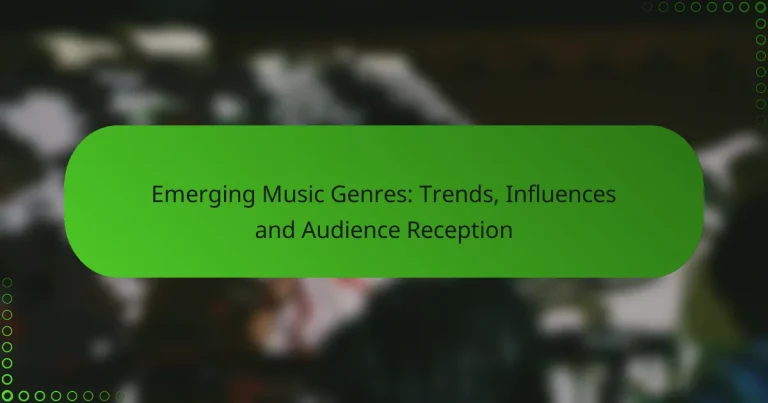 Emerging Music Genres: Trends, Influences and Audience Reception